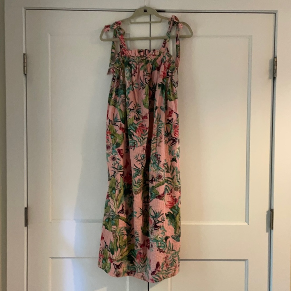 HM floral midi dress size 8